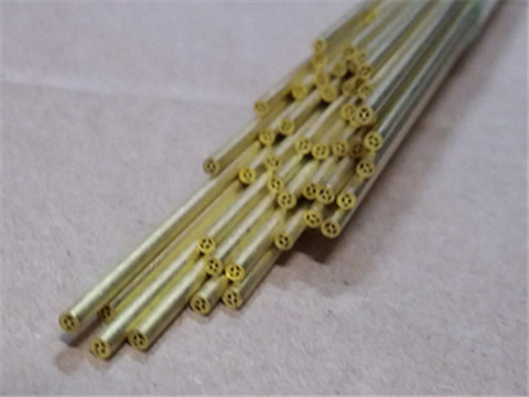 Multi channel brass tubes